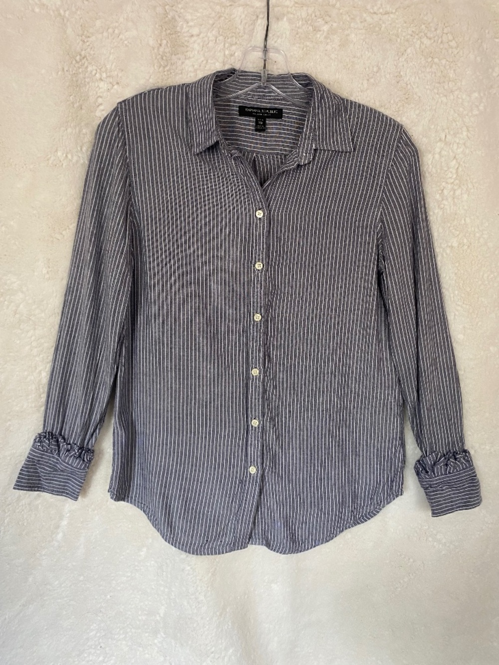 Banana Republic Dillon Shirt petite long sleeve shirt - size XS
